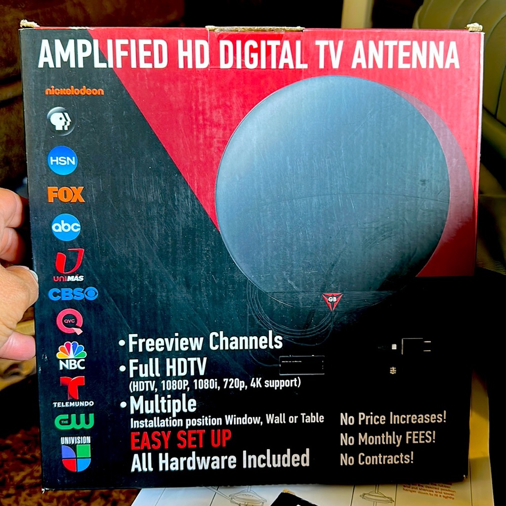 I am selling amplified HD digital TV antennas.